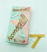 APPENDICARTELLI PLASTICA 50pz