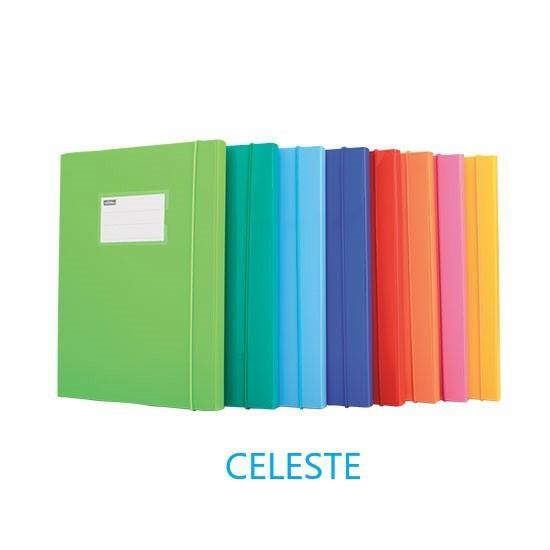 CARTELLA ELASTICO D18 LACCATO CELESTE