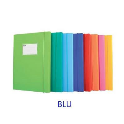 CARTELLA ELASTICO D18 LACCATO BLU