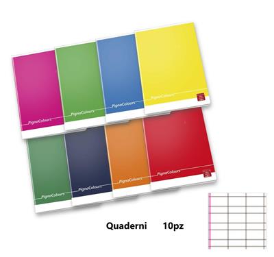 QUADERNI PIGNACOLOUR A 10pz A5