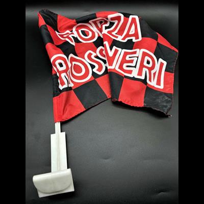 BANDIERA AUTO ROSSONERI 30x56 cm