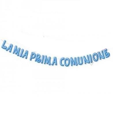 FESTONE PRIMA COMUNIONE AZZURRO