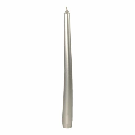 CANDELA METAL ARGENTO 30cm