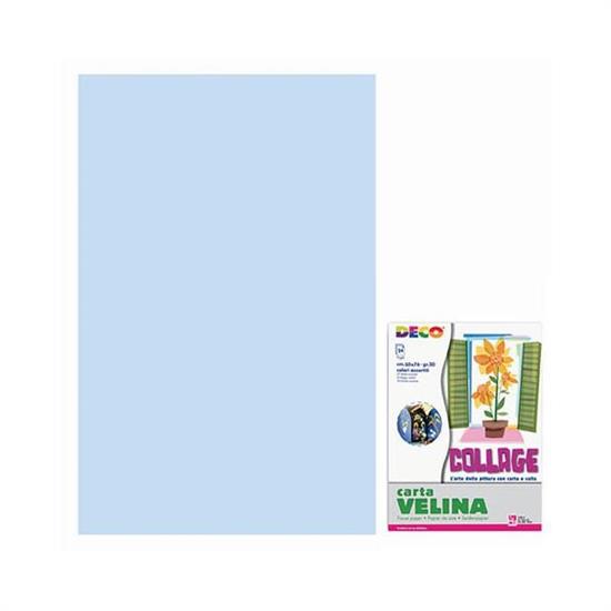 CARTA VELINA AZZURRO 50x76