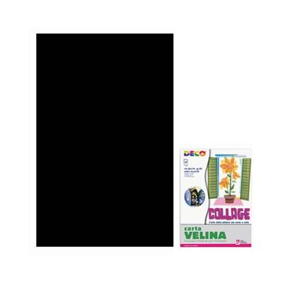 CARTA VELINA NERO 50x76