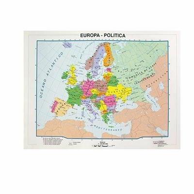 CARTINA EUROPA A4 POLITICA/FISICA