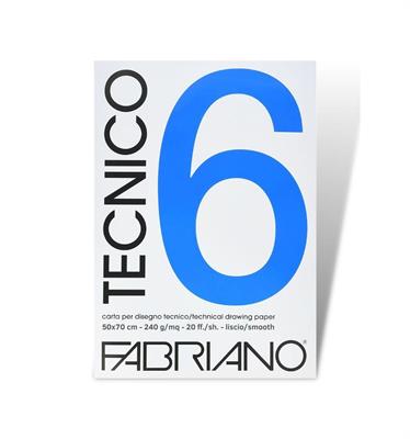 ALBUM F6 TECNICO 50x70 LISCIO 240gr 20ff