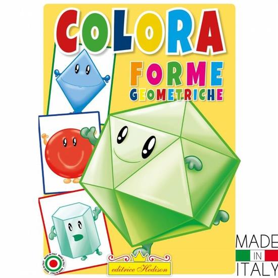 LIBRO COLORA LE FORME GEOMETRICHE