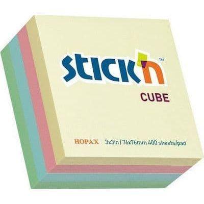 MEMO CUBO 76x76 PASTEL STICK'N