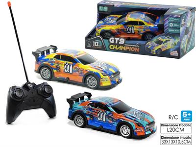 AUTO R/C CON LED 4 FUNZIONI