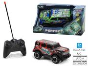 AUTO R/C CON LED 4 FUNZIONI