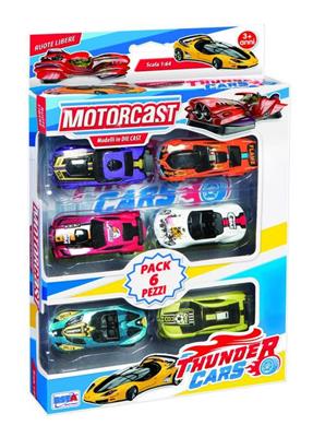 BOX 6 AUTO DIE-CAST THUNDER CARS