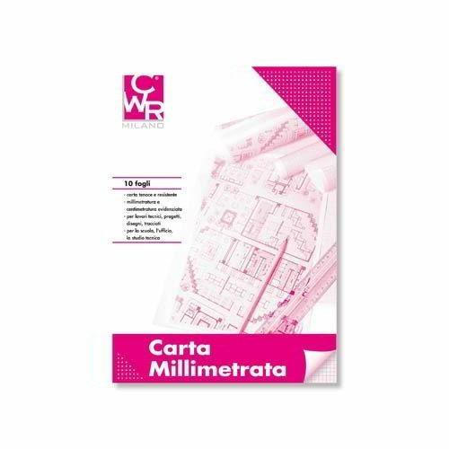 CARTA MILLIMETRATA A3 10ff