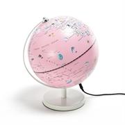 MAPPAMONDO ROSA LUCE LED H.27cm