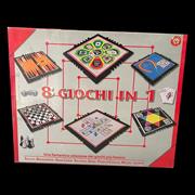 SCACCHIERA 8 GIOCHI IN 1