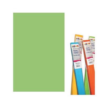 CARTA CRESPA 40gr VERDE CHIARO 50x250