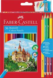 PASTELLI FABER 36+3 BICOLOUR + TEMPERINO