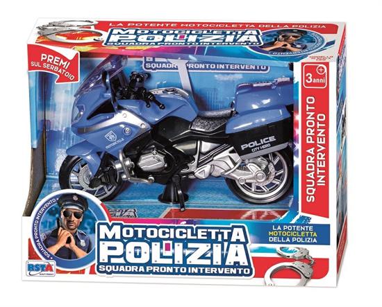 MOTOCICLETTA POLIZIA SUONI E LUCI