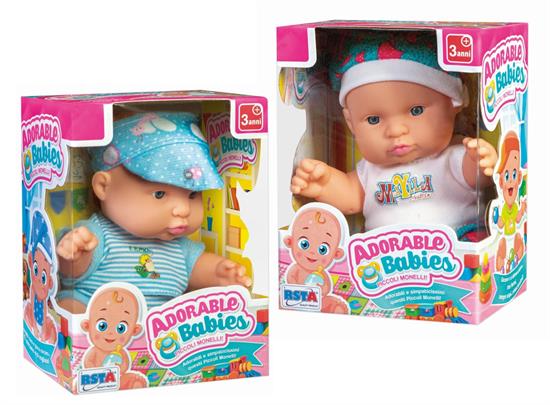 BAMBOLA 20cm ADORABLE BABIES IN BOX