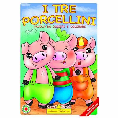 LIBRO FAVOLA I TRE PORCELLINI