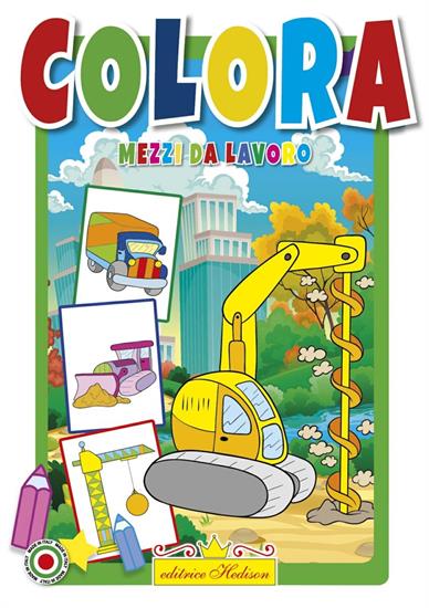 LIBRO COLORA MEZZI DEL CANTIERE