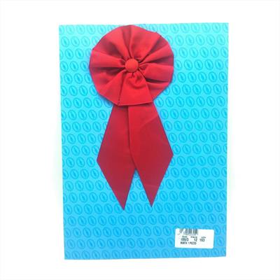 COCCARDA SCUOLA NYLON ROSSO