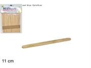 STECCHE LEGNO NATURALE 50pz