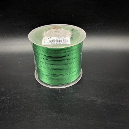 NASTRO RASO 6mm VERDE 1mt.