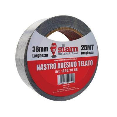 NASTRO TELATO NERO 38x25mt