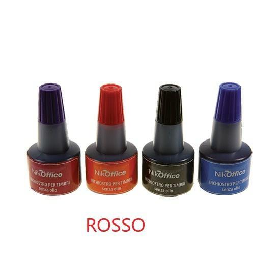 INCHIOSTRO TIMBRI ROSSO 30ml NIK