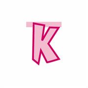 LETTERA ROSA - K -