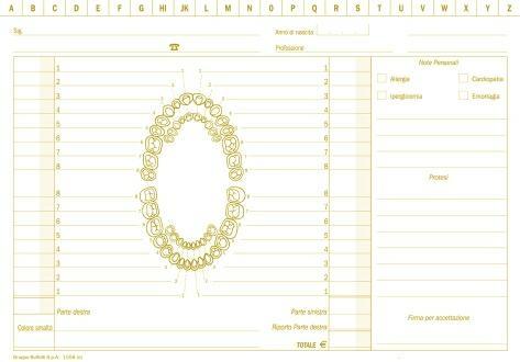 SCHEDE 17x24 DENTISTI 100pz