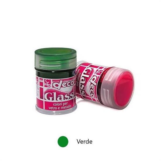 COLORE PER VETRO E METALLO VERDE 35ml