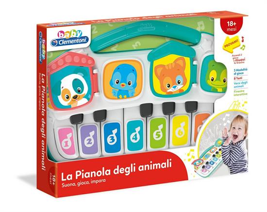 PIANOLA ANIMALI CLEMENTONI.