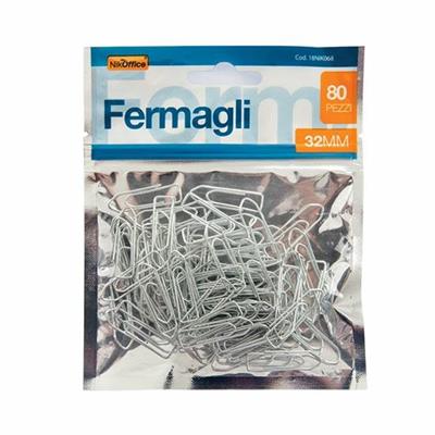 FERMAGLI IN BUSTA 80pz 32mm