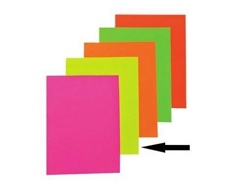 CARTONCINO 50x65 FLUO GIALLO