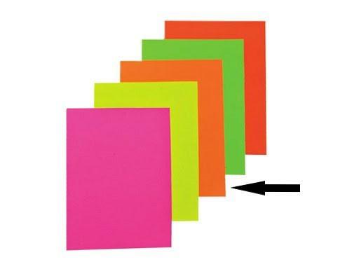 CARTONCINO 50x65 FLUO ARANCIO