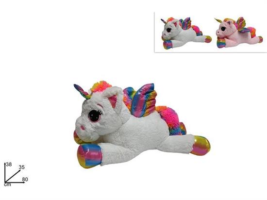 PELUCHE UNICORNO SDRAIATO 80cm ERYN