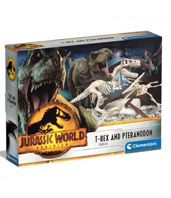 JURASSIC WORLD DINO 2 IN 1 T-REX E PTENARODONTE.