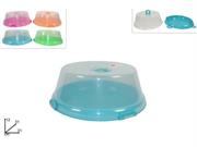 CONTENITORE TORTA PLASTICA 4 colori