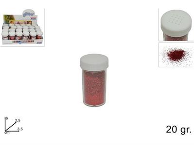 GLITTER 20gr ROSSO