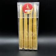 CANDELE LISCE ORO 4 PZ