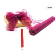 ROTOLO CHIFFON cm50x10mt ROSSO TULLE