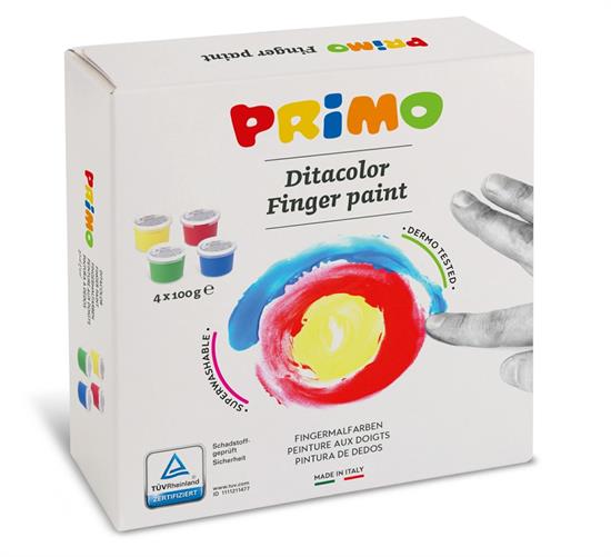 TEMPERA A DITA 100gr 4 COLORI