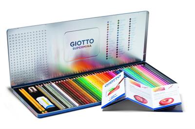 GIOTTO SUPERMINA DA 50 COLORI METAL BOX