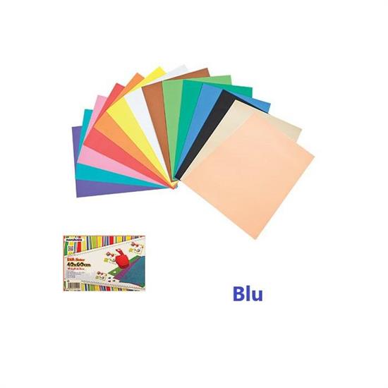 FOGLIO GOMMATO 40x60 BLU 2mm