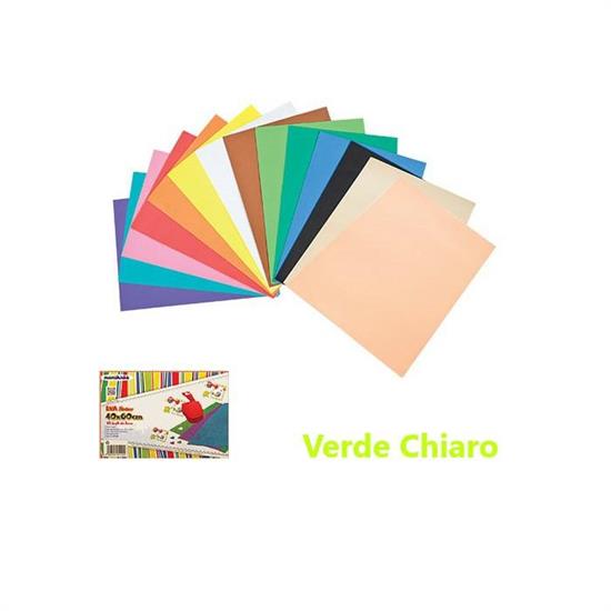 FOGLIO GOMMATO 40x60 VERDE CHIARO 2mm