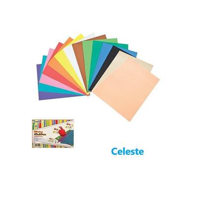 FOGLIO GOMMATO 40x60 CELESTE 2mm