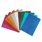 FOGLIO GOMMATO 40x60 GLITTER BLU