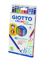 GIOTTO STILNOVO 10pz +GOMMA +TEMPERINO